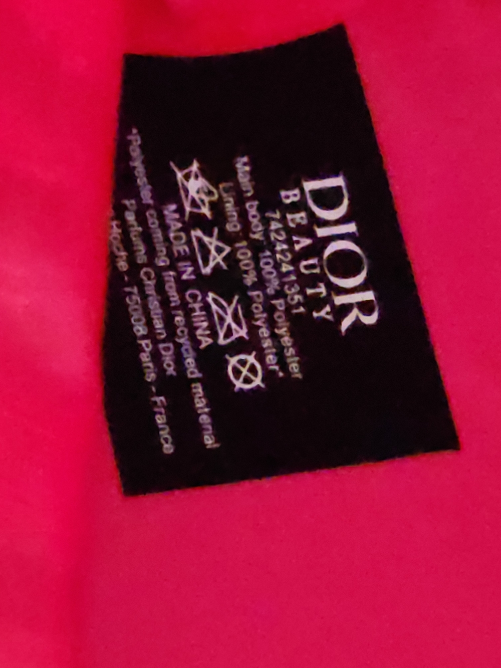 Fuschia Pink Large Tote Bag
